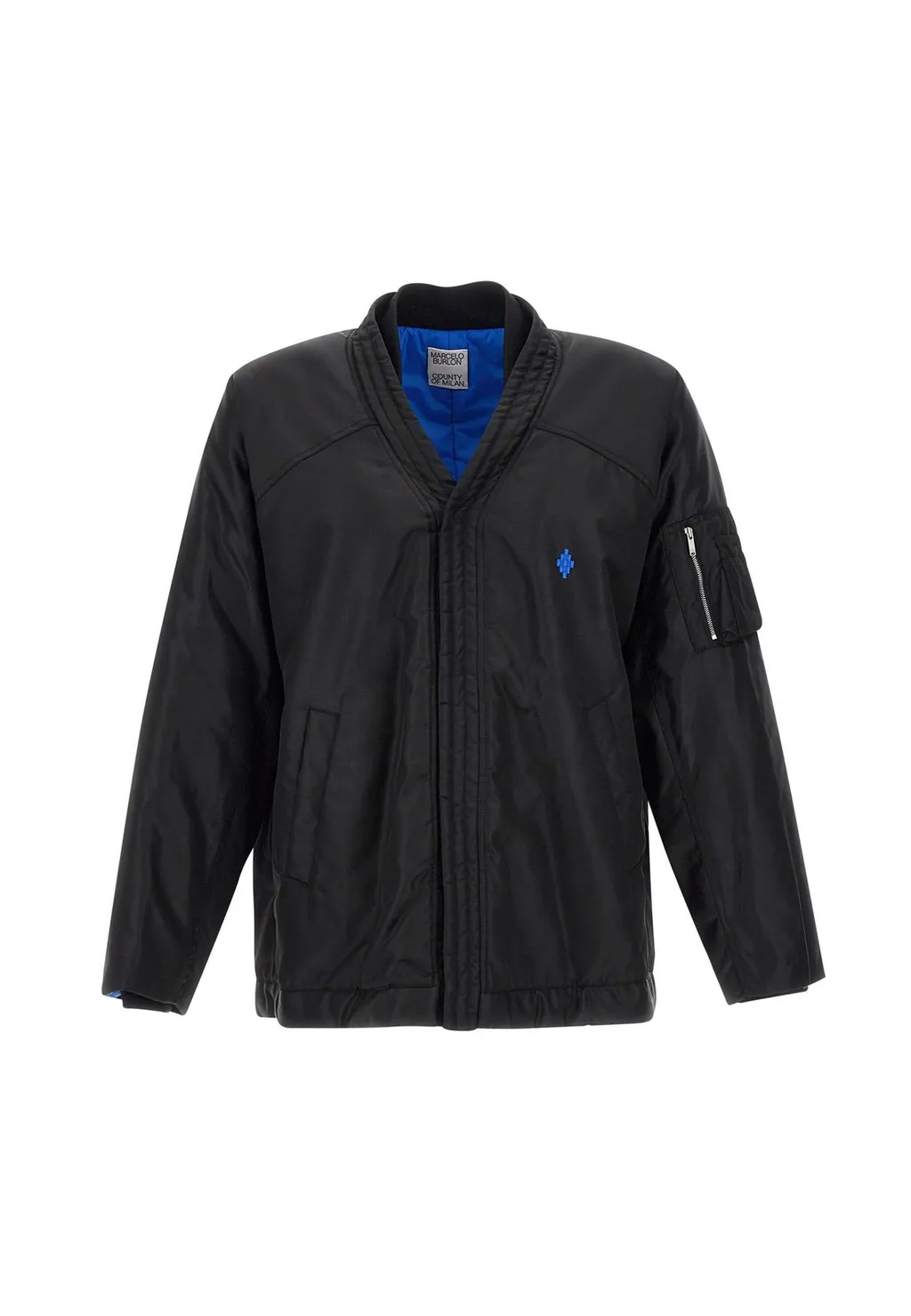 Marcelo Burlon County Of Milan Logo Embroidered Jacket
