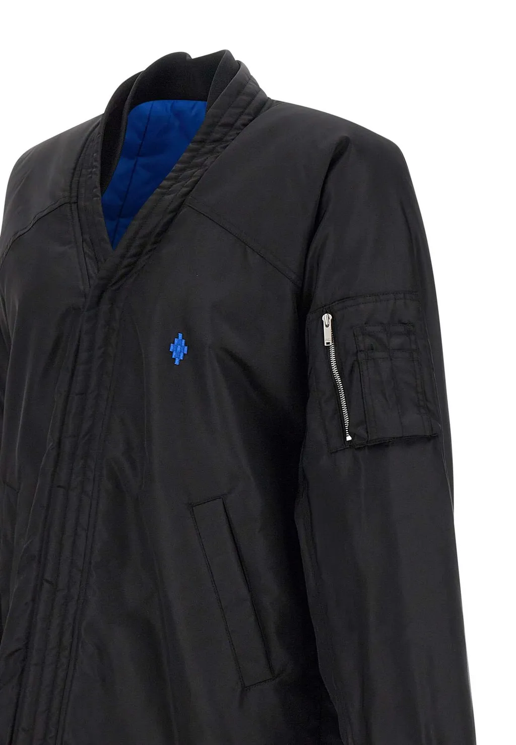 Marcelo Burlon County Of Milan Logo Embroidered Jacket