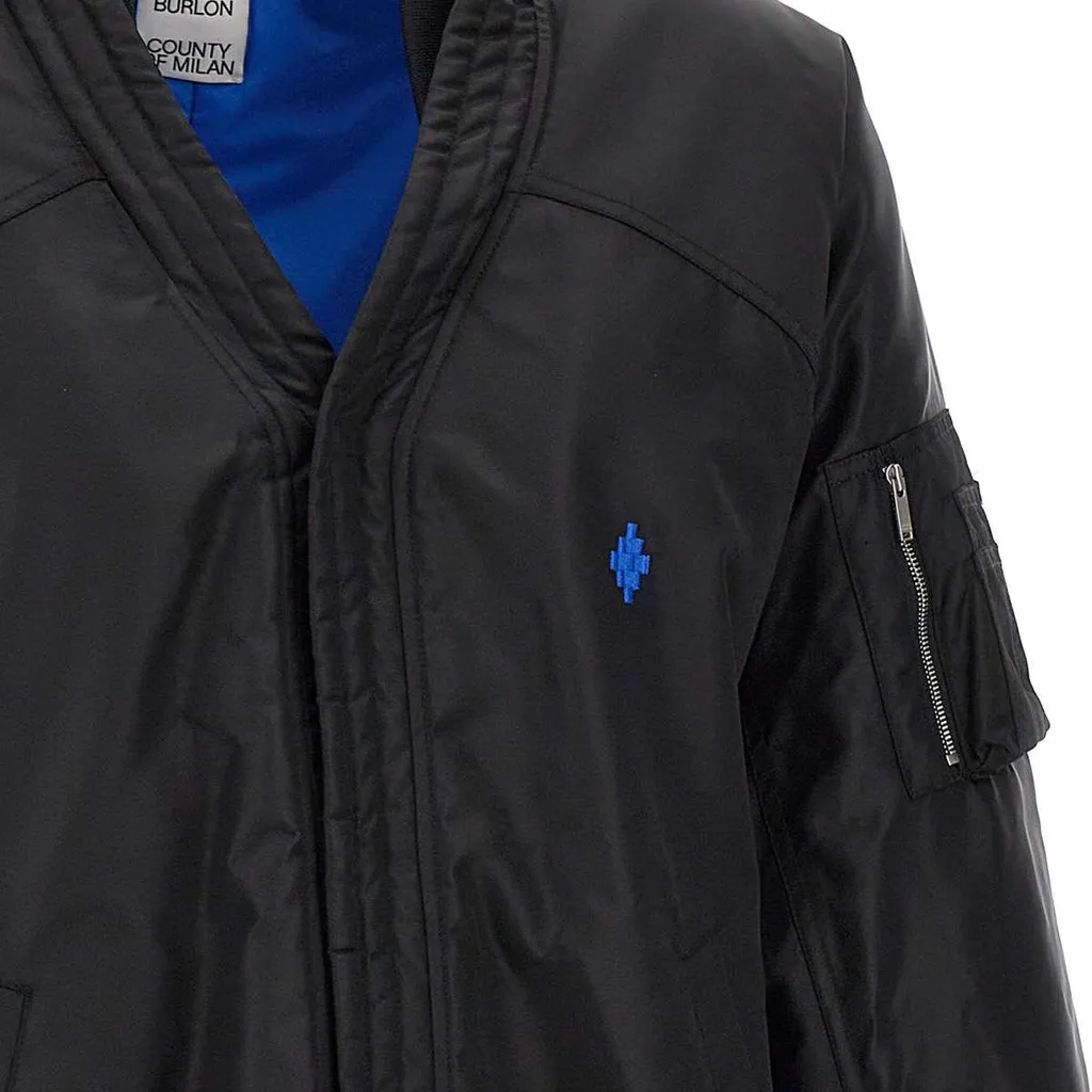 Marcelo Burlon County Of Milan Logo Embroidered Jacket