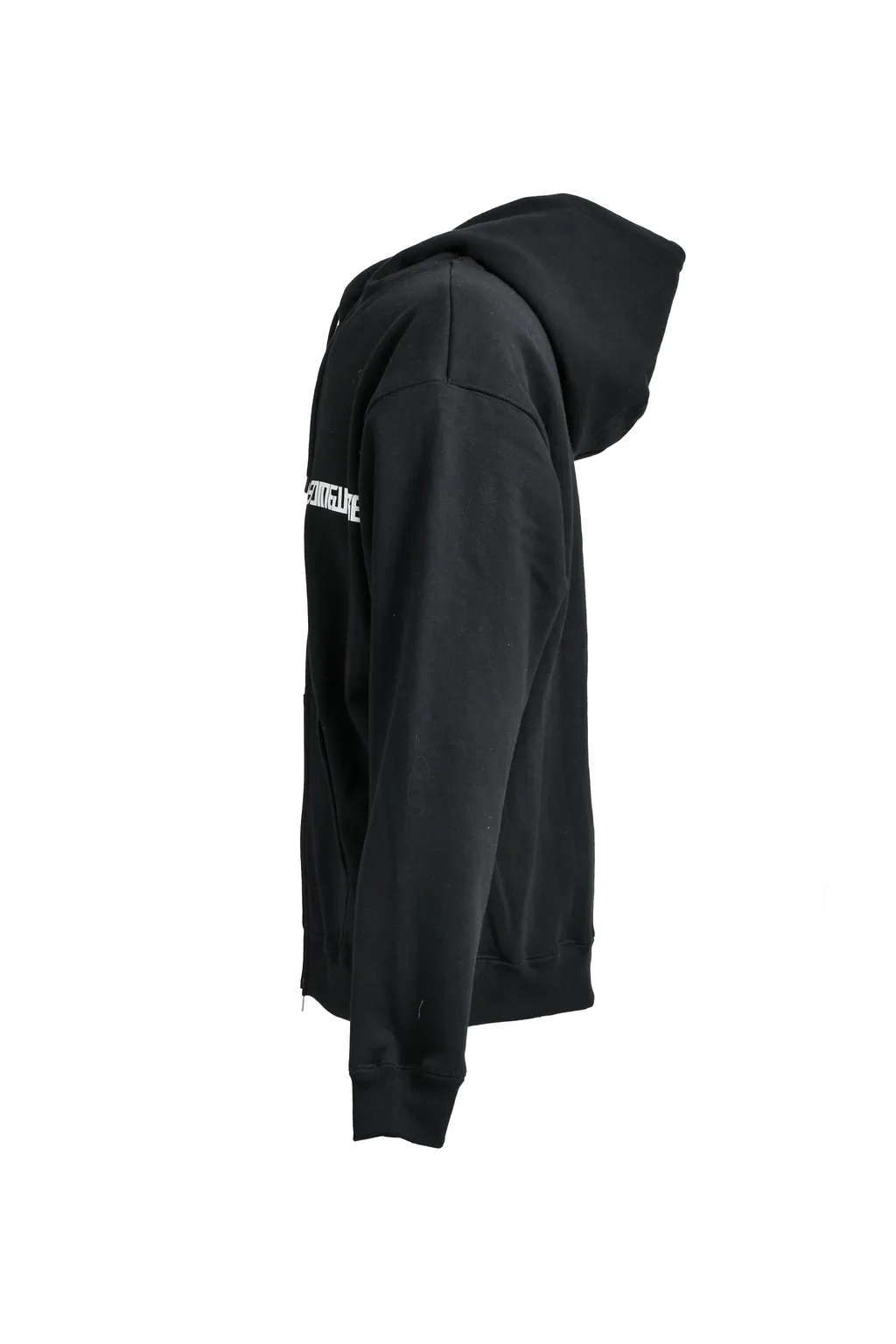 Somewhere' Zip Hoodie / Black