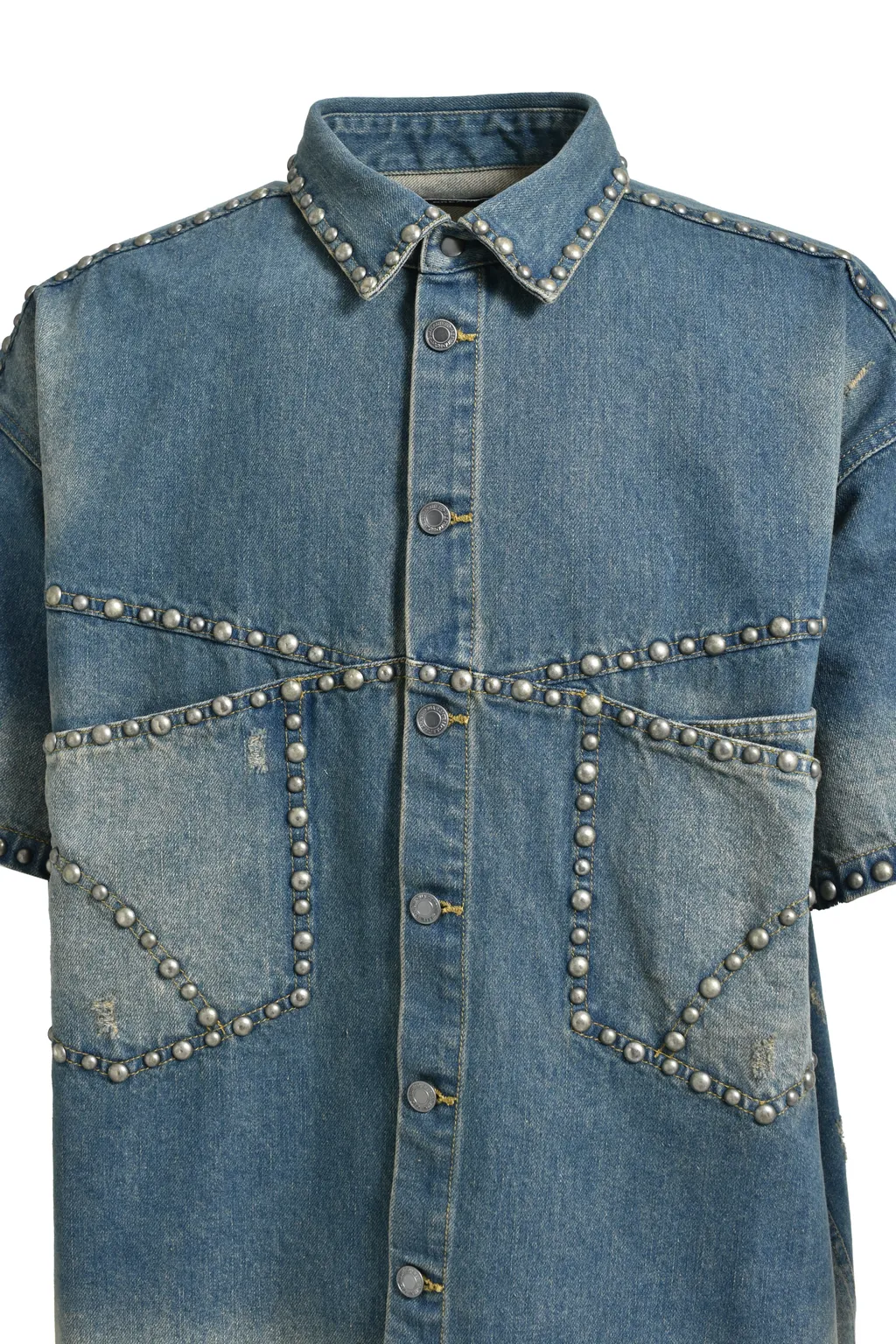 Suicide Studs Denim Shirt / Ind