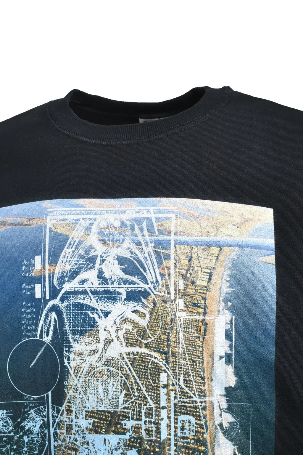 Long Island Crewneck Sweatshirt / Blk