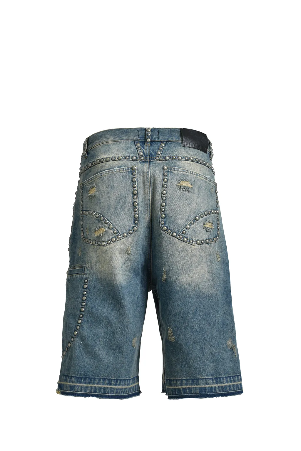 Suicide Studs Denim Shorts / Ind