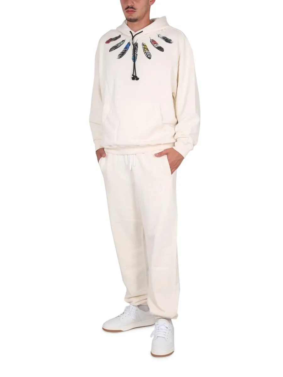 Marcelo Burlon County Of Milan Elastic Waist Drawstring Pants