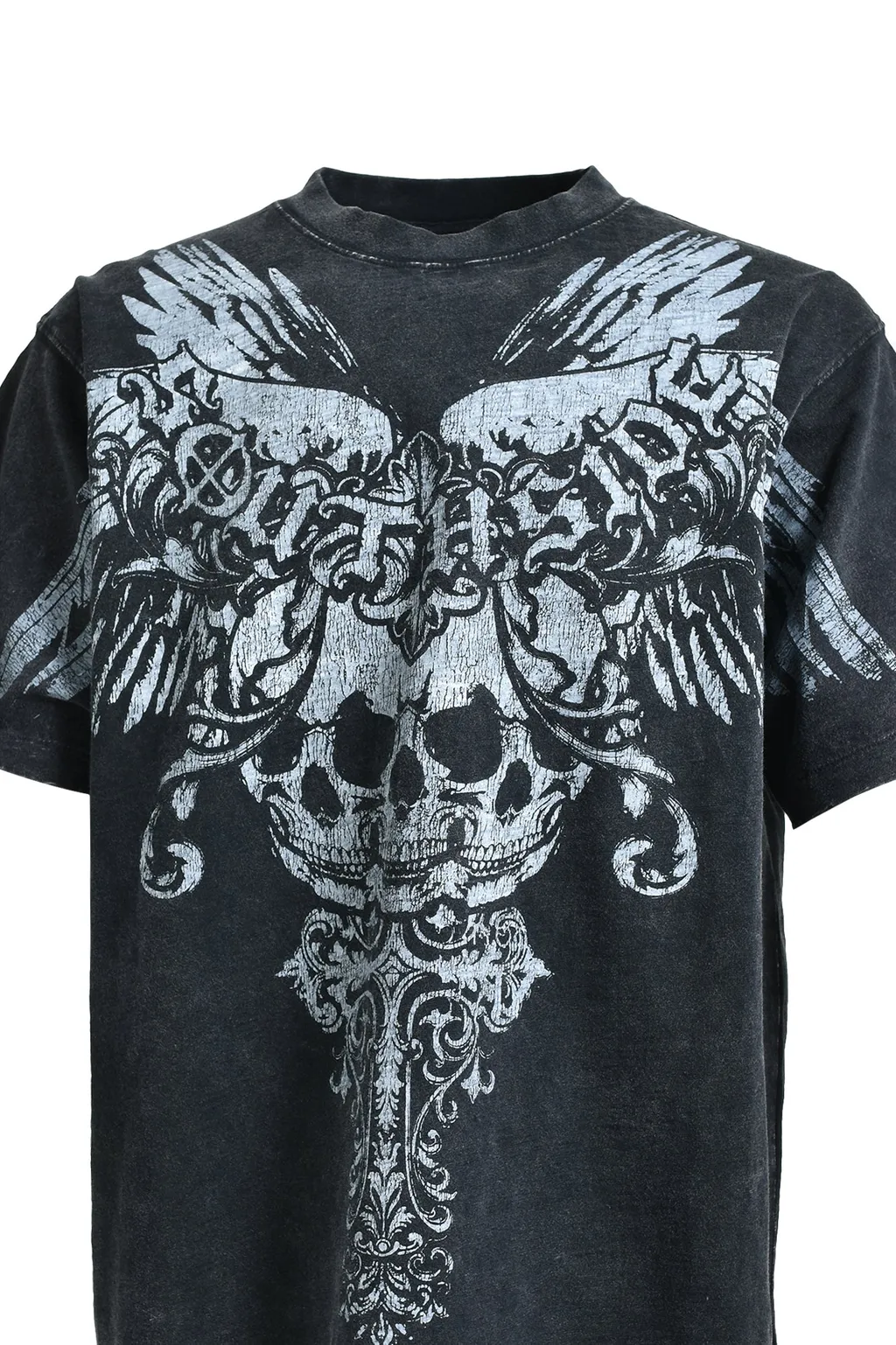 Skull Wing Logo Tee / Black