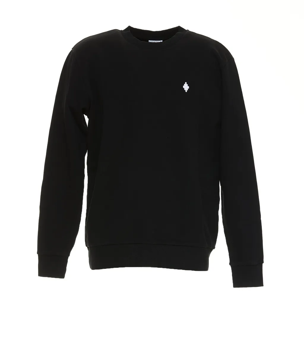 Marcelo Burlon County Of Milan Logo Embroidered Crewneck Sweatshirt