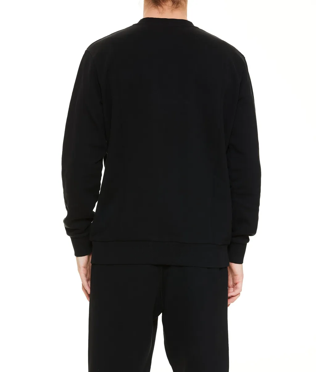 Marcelo Burlon County Of Milan Logo Embroidered Crewneck Sweatshirt
