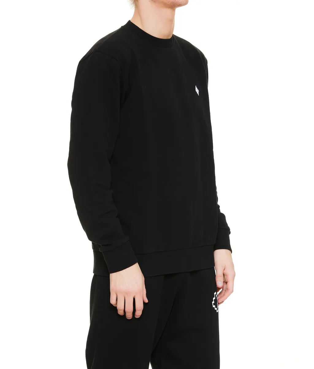 Marcelo Burlon County Of Milan Logo Embroidered Crewneck Sweatshirt