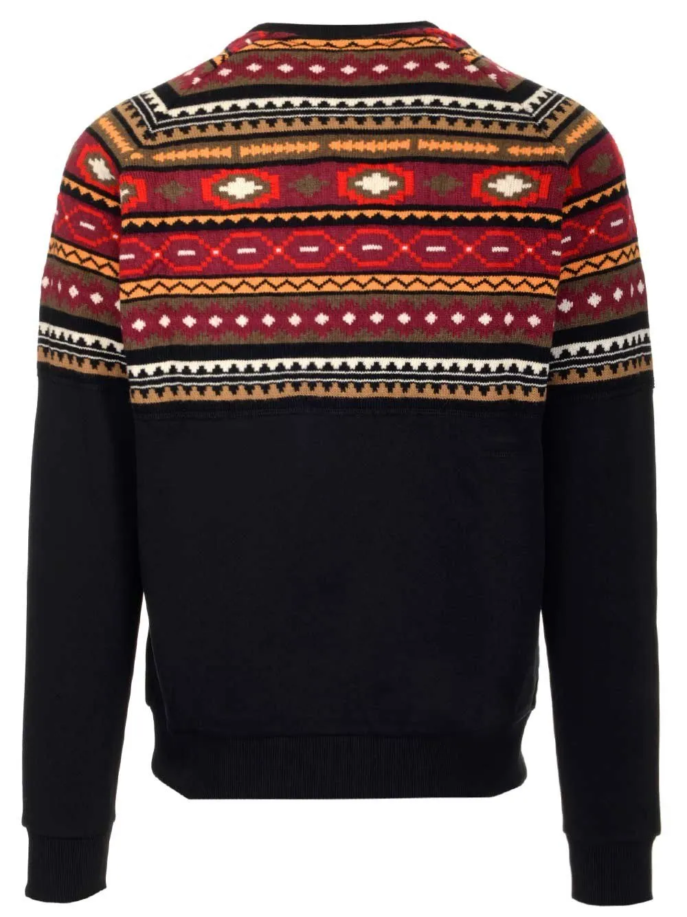 Marcelo Burlon County Of Milan Logo Patch Intarsia Jumper