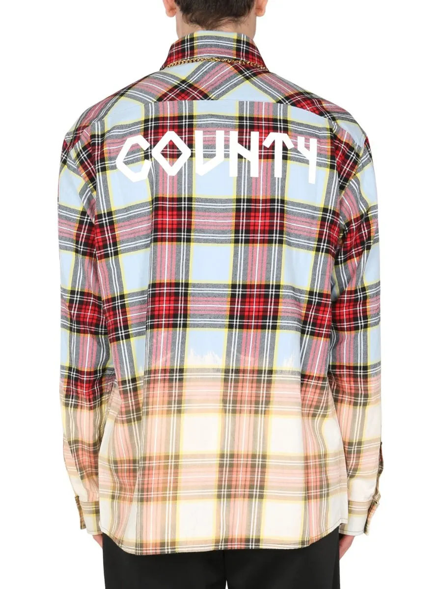 Marcelo Burlon County Of Milan Checked Front Pockets Shirt