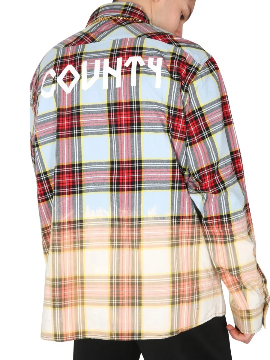 Marcelo Burlon County Of Milan Checked Front Pockets Shirt