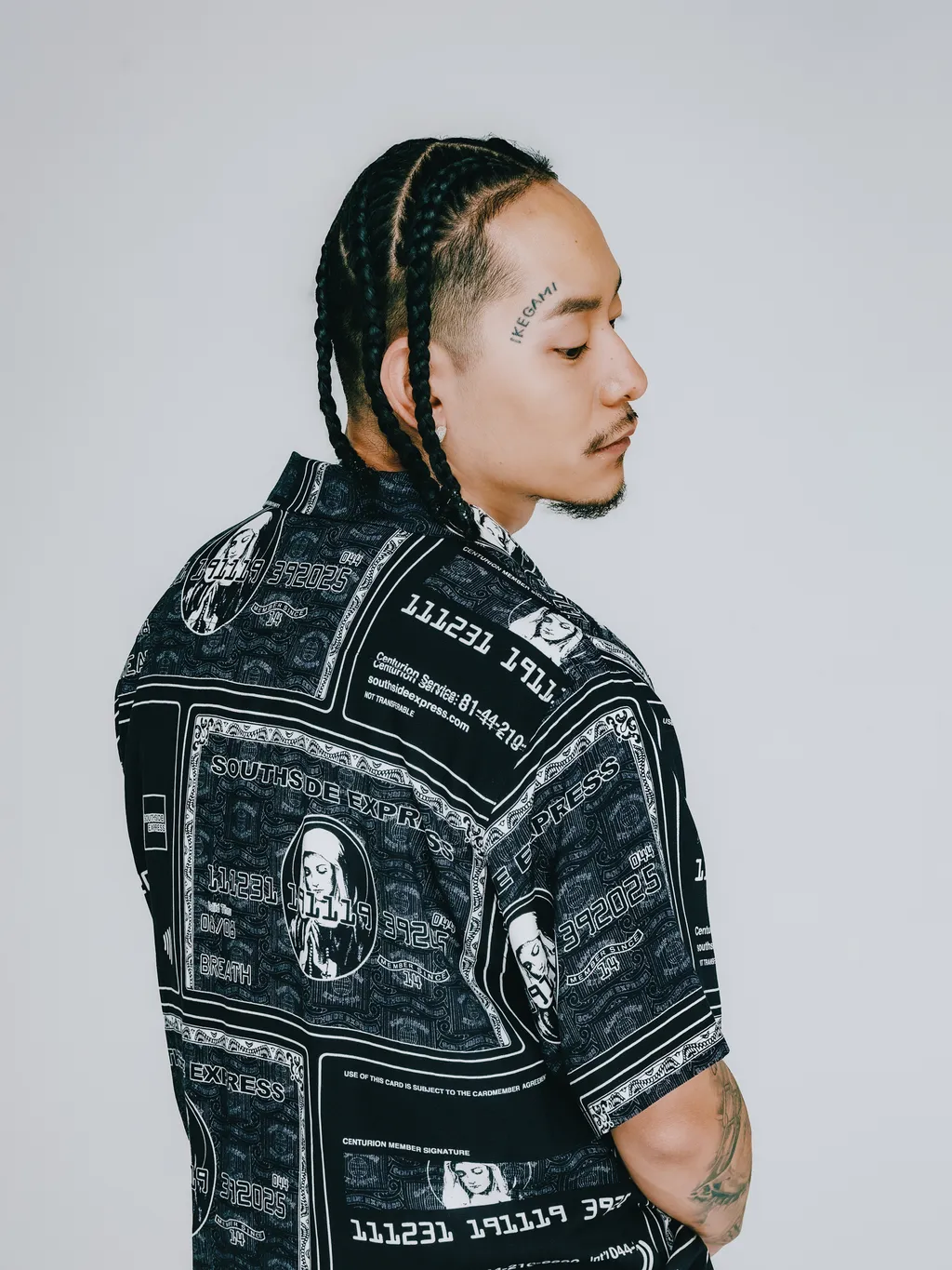 Black Card Shirt / Blk