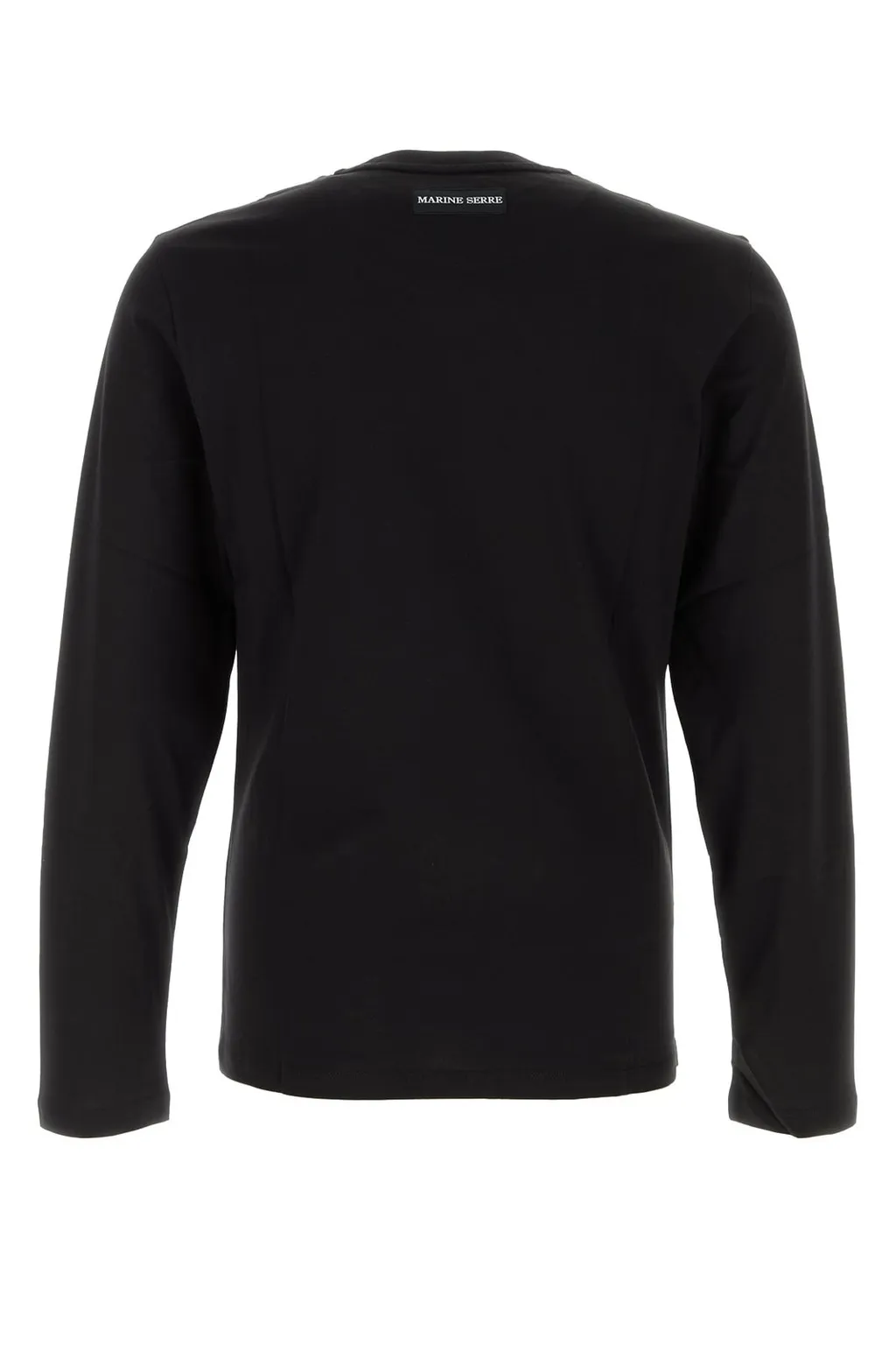 Marine Serre Logo Embroidered Long Sleeved T-Shirt