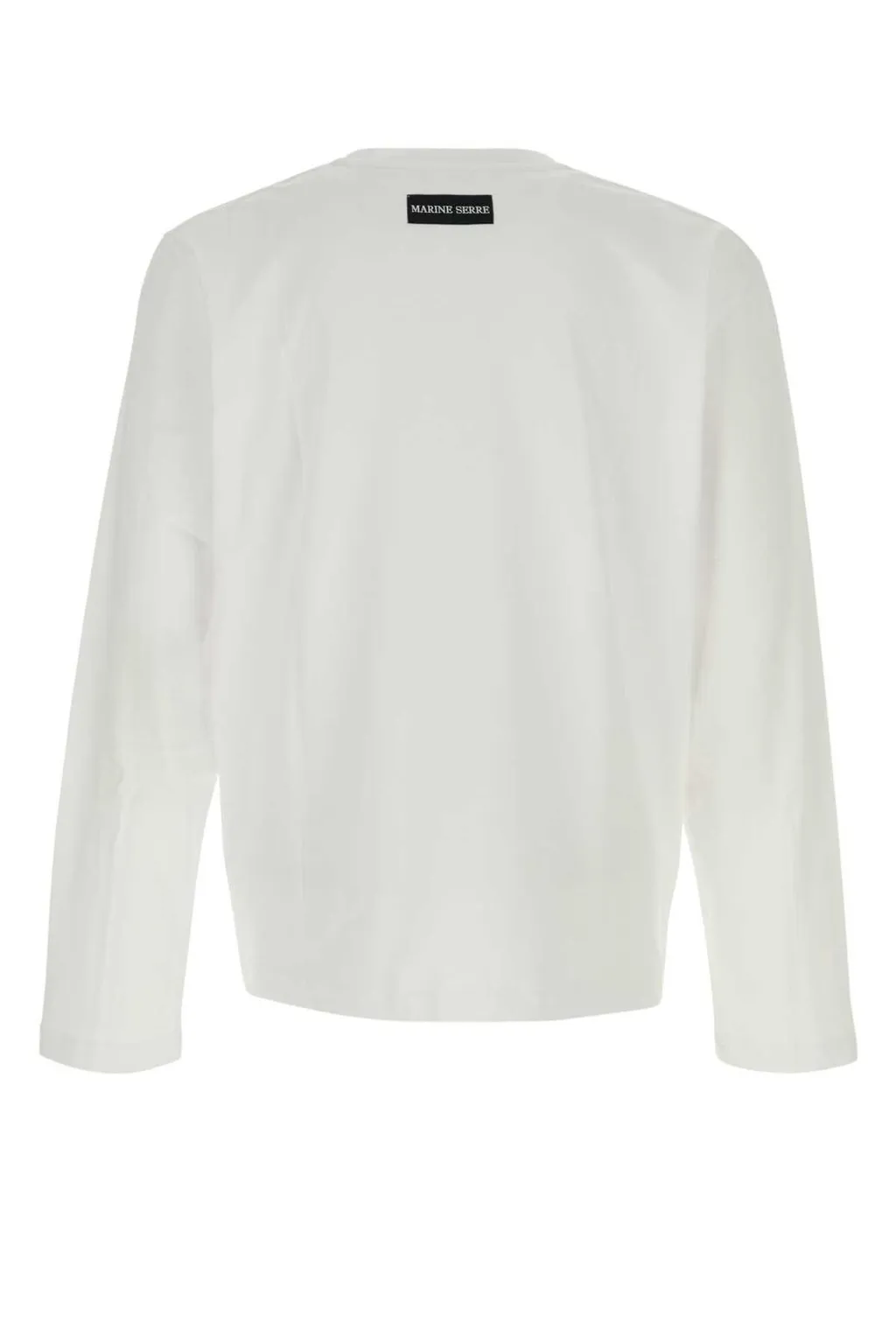 Marine Serre Logo Detailed Long-Sleeved T-Shirt