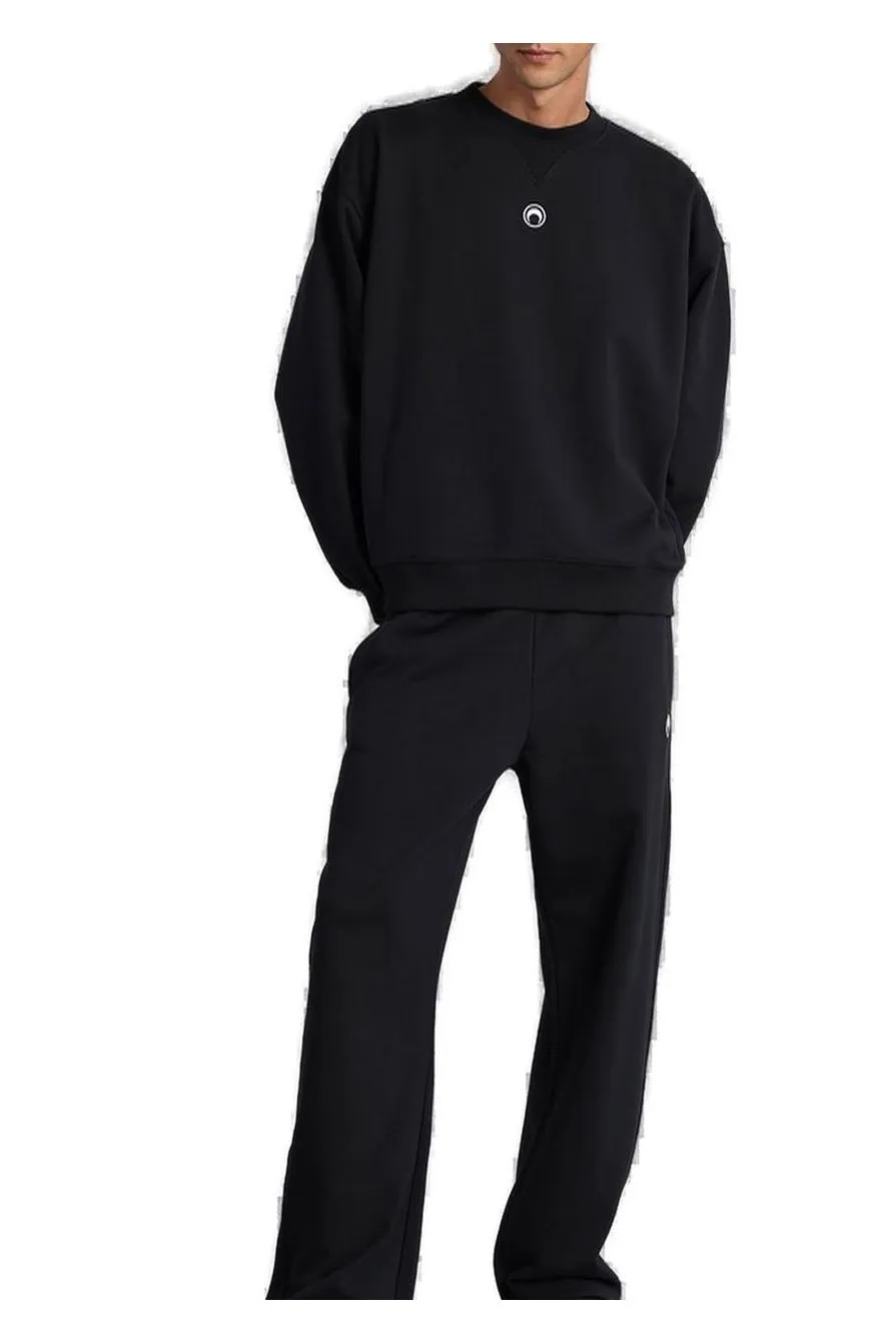Marine Serre Logo Embroidered Sweatshirt