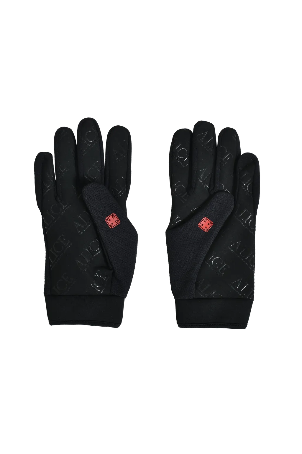 Moto Couture Gloves / Black Red