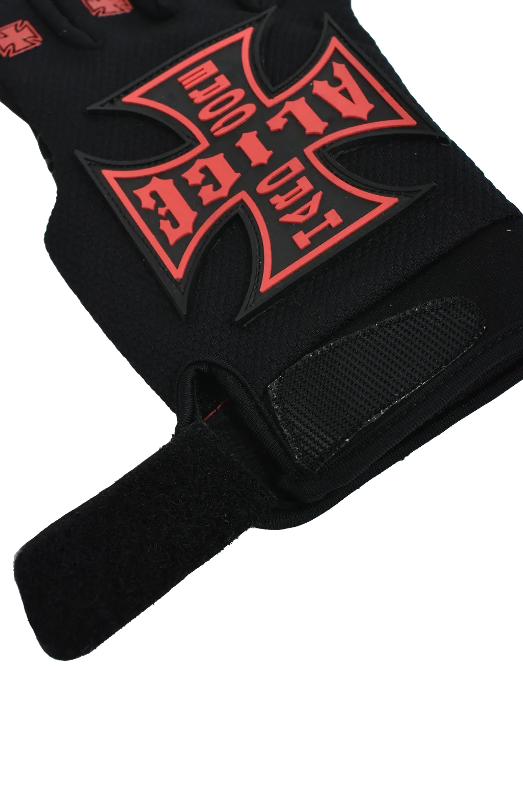Moto Couture Gloves / Black Red