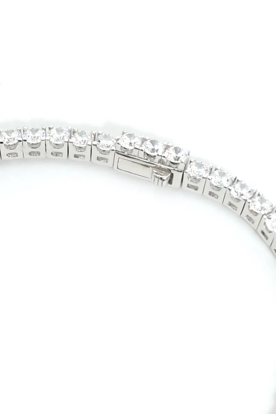 Classic Tennis Bracelet S / Wht
