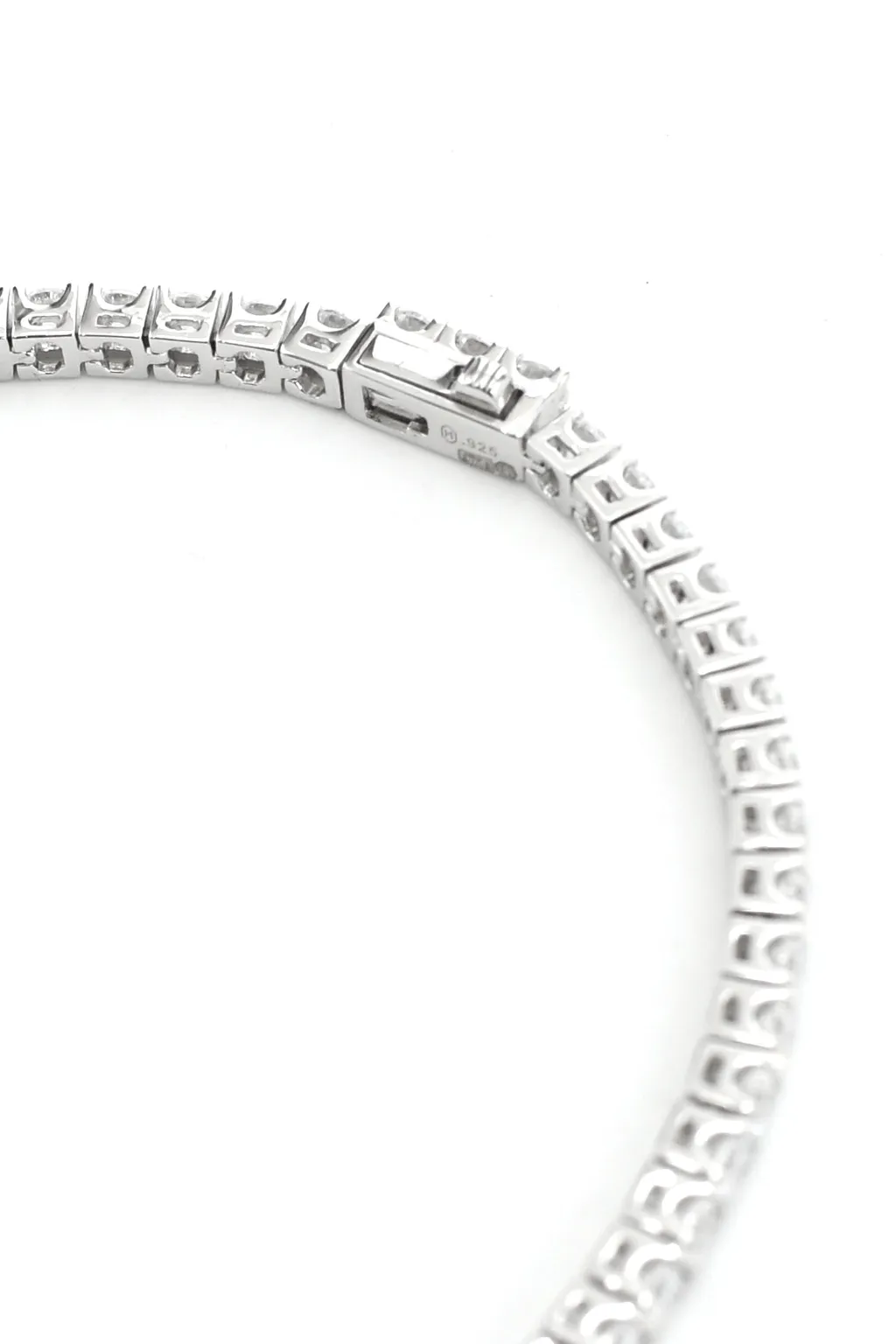 Classic Tennis Bracelet S / Wht