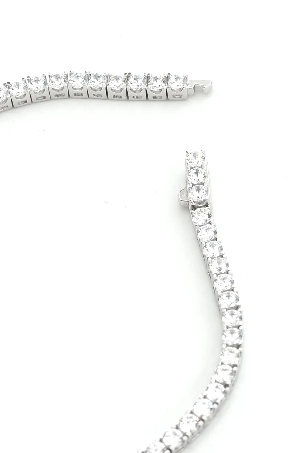 Classic Tennis Bracelet S / Wht