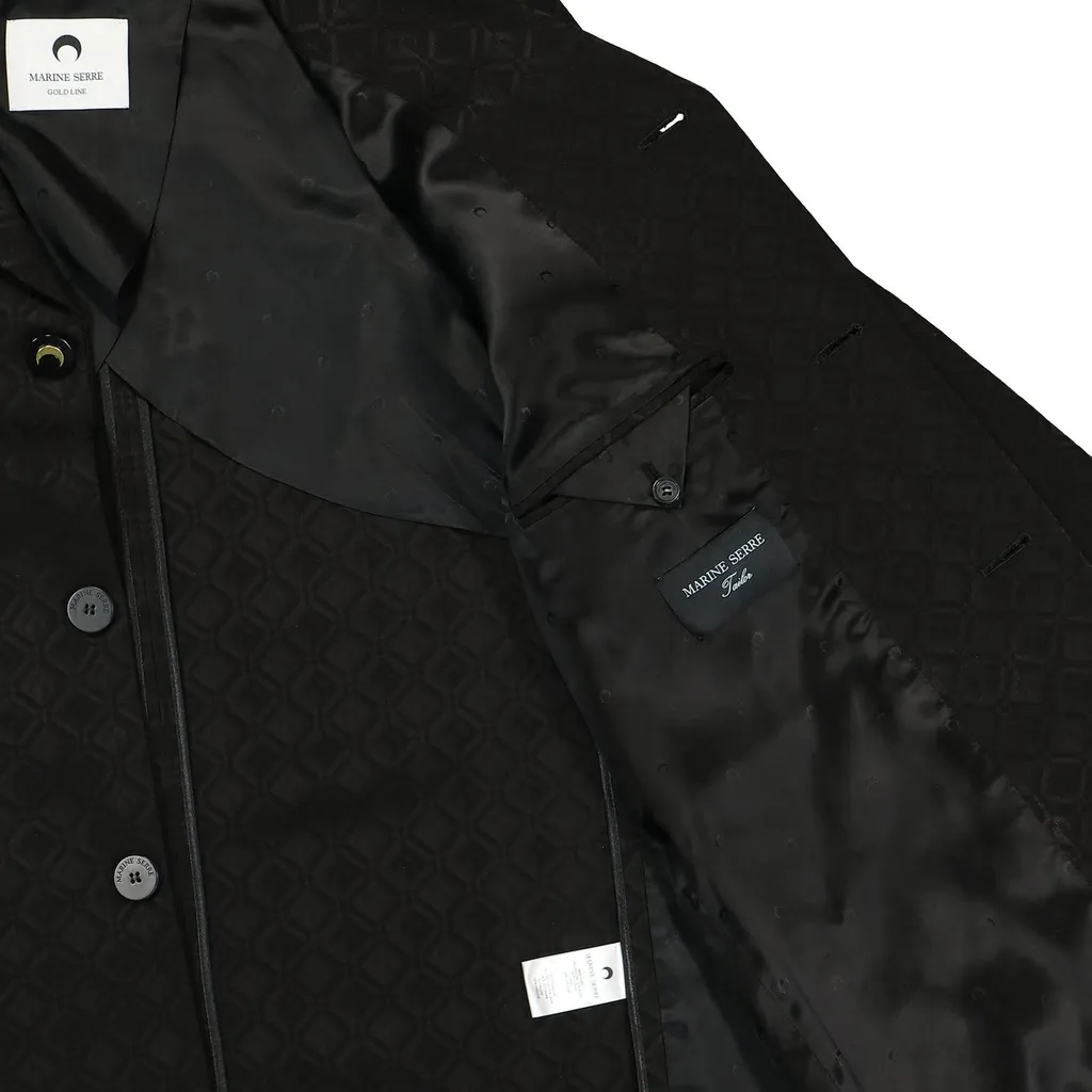 Marine Serre Moon Diamant Jacquard Tailored Jacket