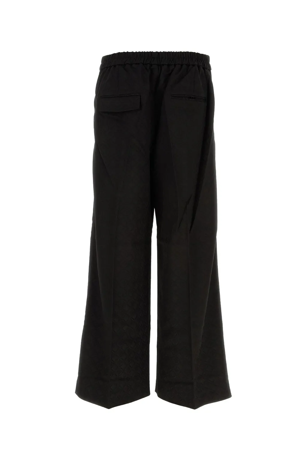 Marine Serre Moon Diamant Jacquard Wide-Leg Pants