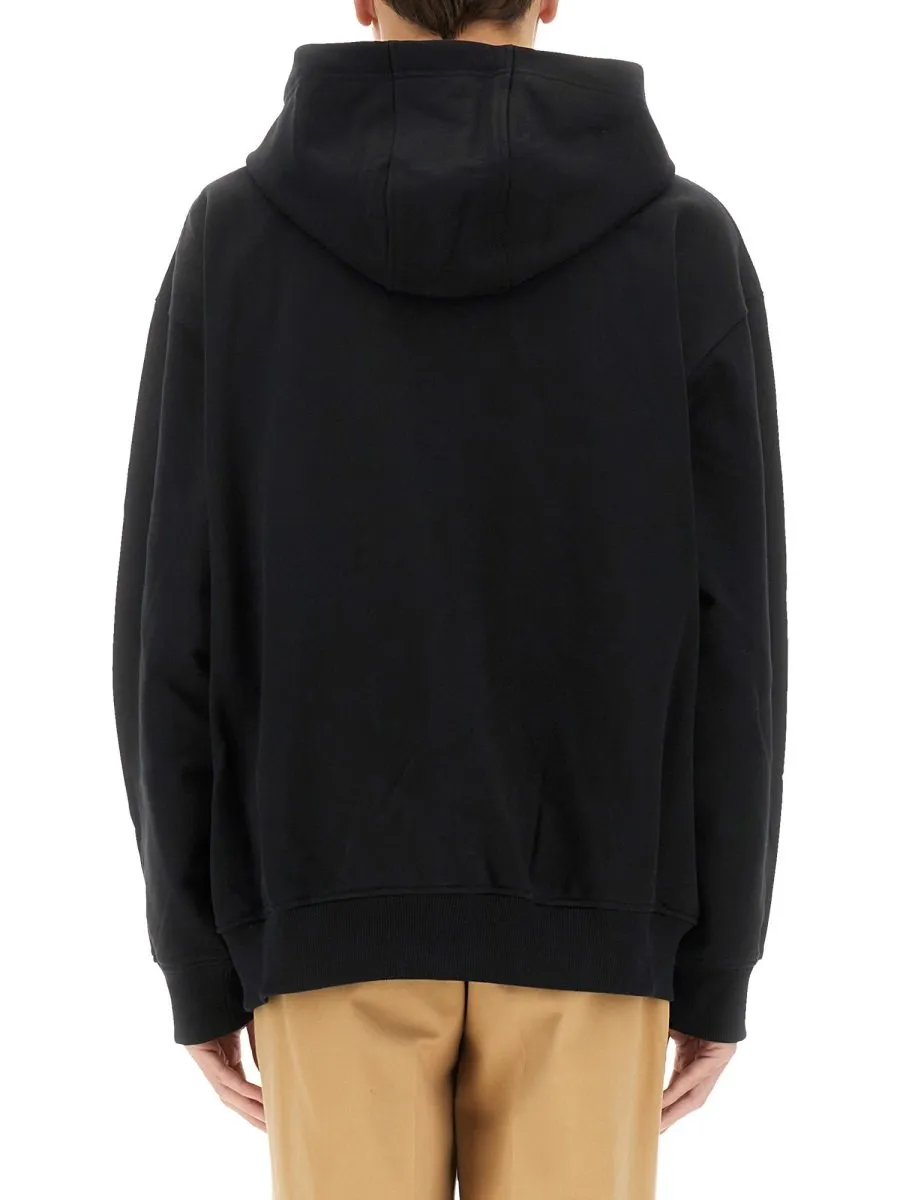 Marine Serre Logo Printed Hoodie
