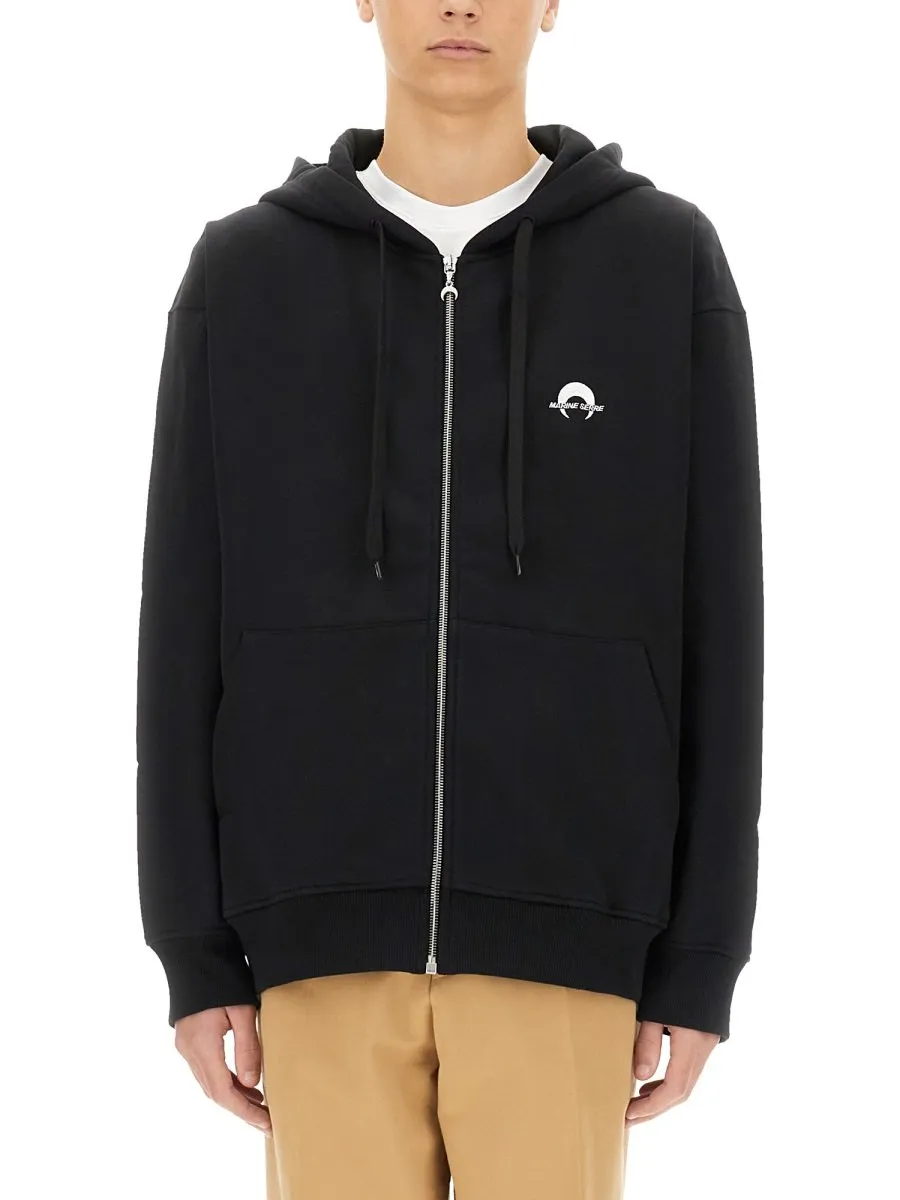 Marine Serre Logo Printed Hoodie
