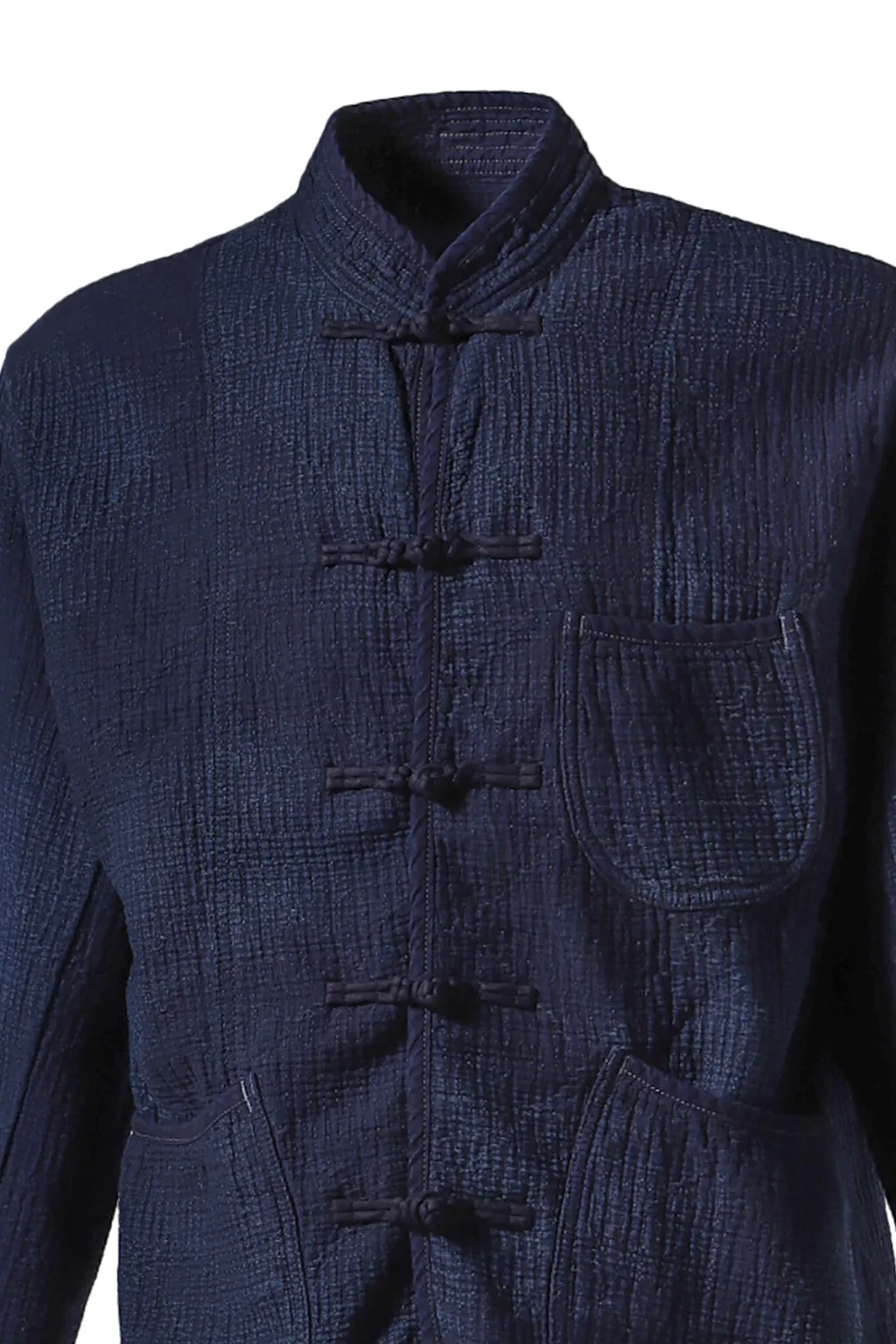 New Sashiko Light Chinese Jacket / Blu
