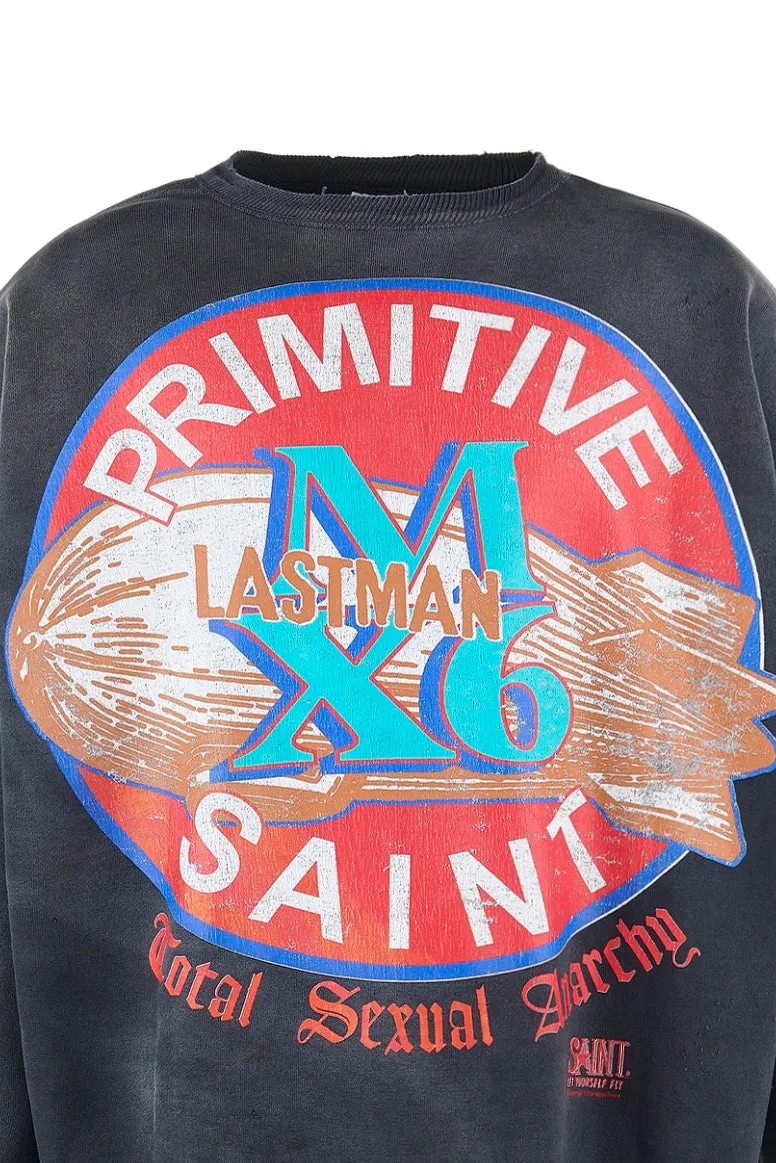 Lm_Crw-N Sweat/Primitive / Blk
