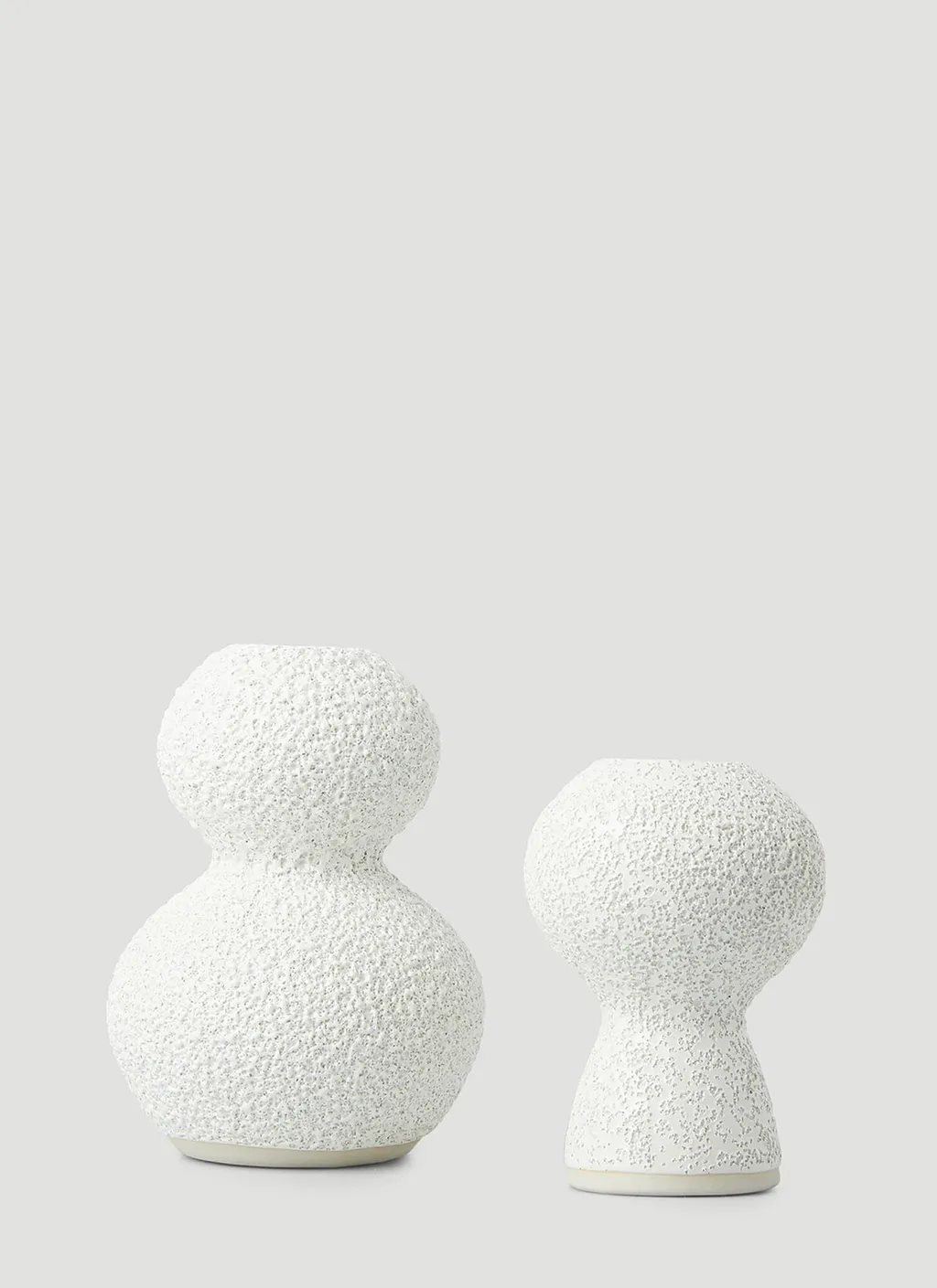 Marloe Marloe Pair Of Lava Bone Candle Holders