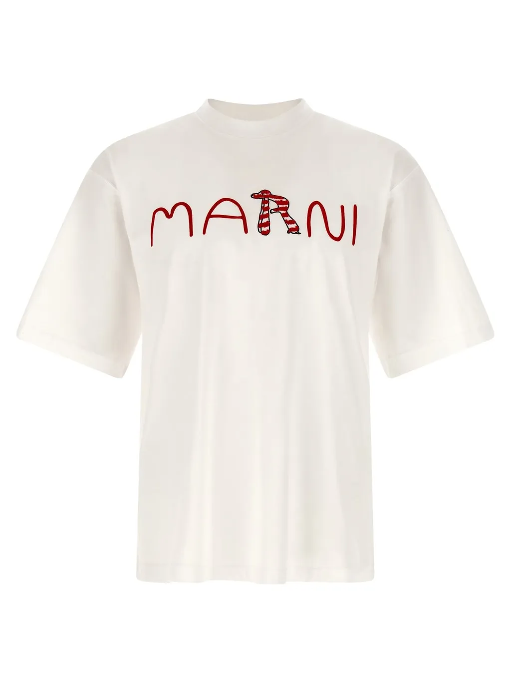 Marni Logo Printed Crewneck T-Shirt
