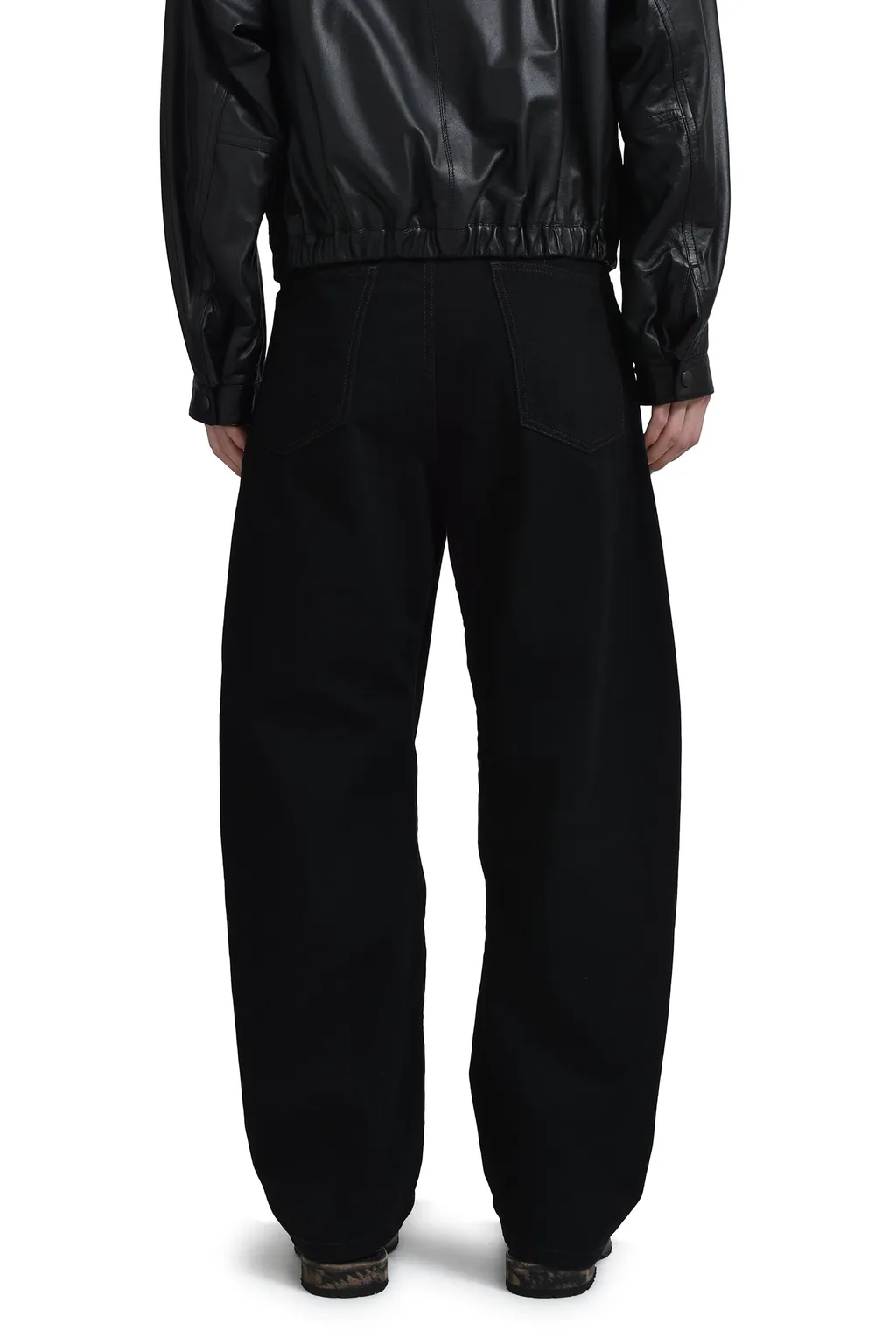 Twisted Belted Pants / Black