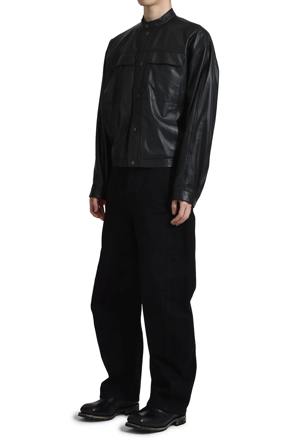 Twisted Belted Pants / Black