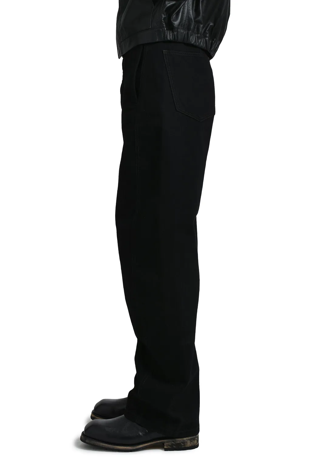 Twisted Belted Pants / Black