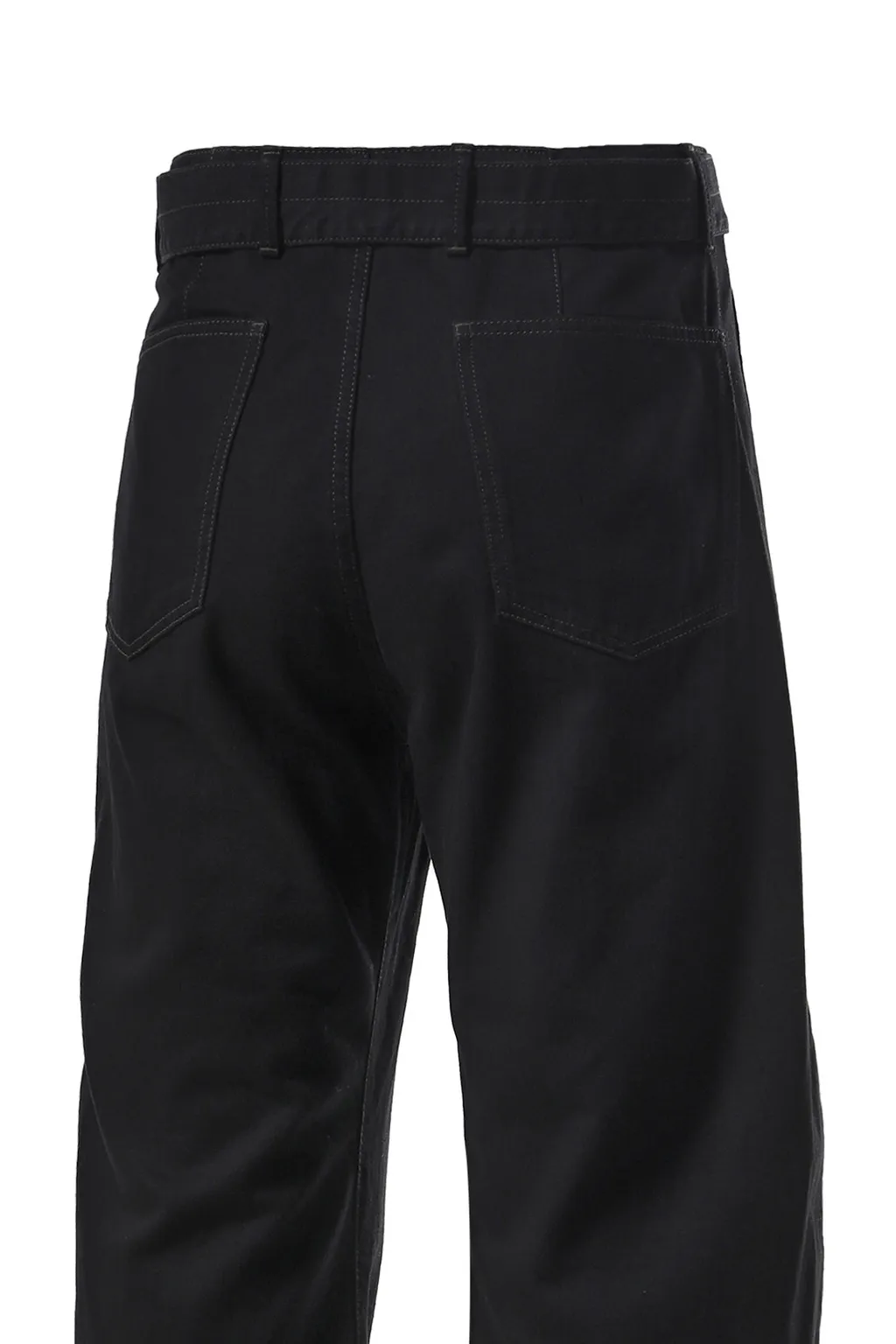 Twisted Belted Pants / Black