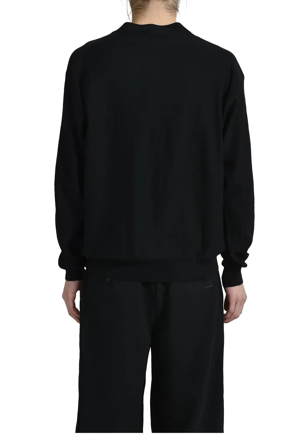Relaxed Twisted Cardigan / Blk