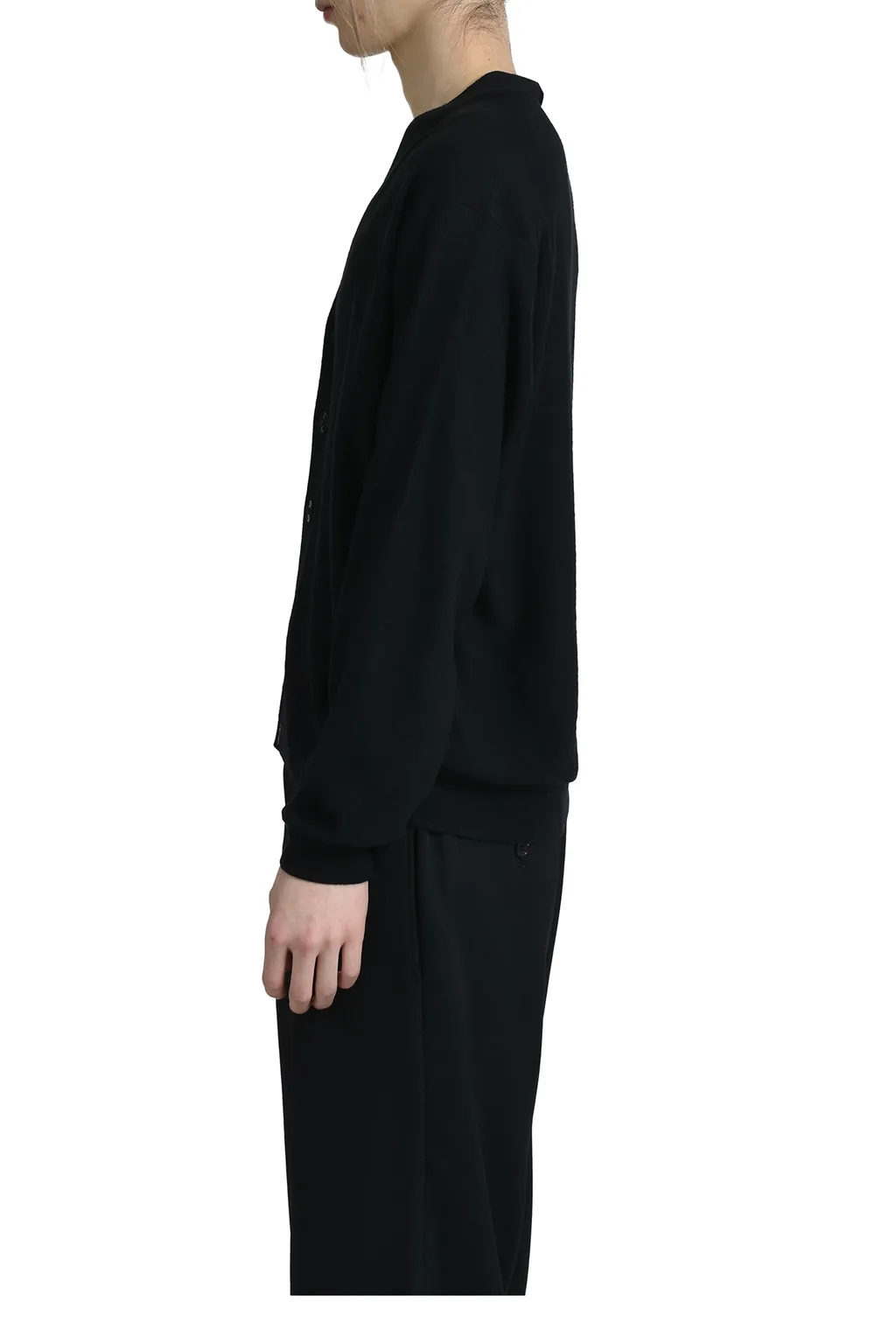 Relaxed Twisted Cardigan / Blk