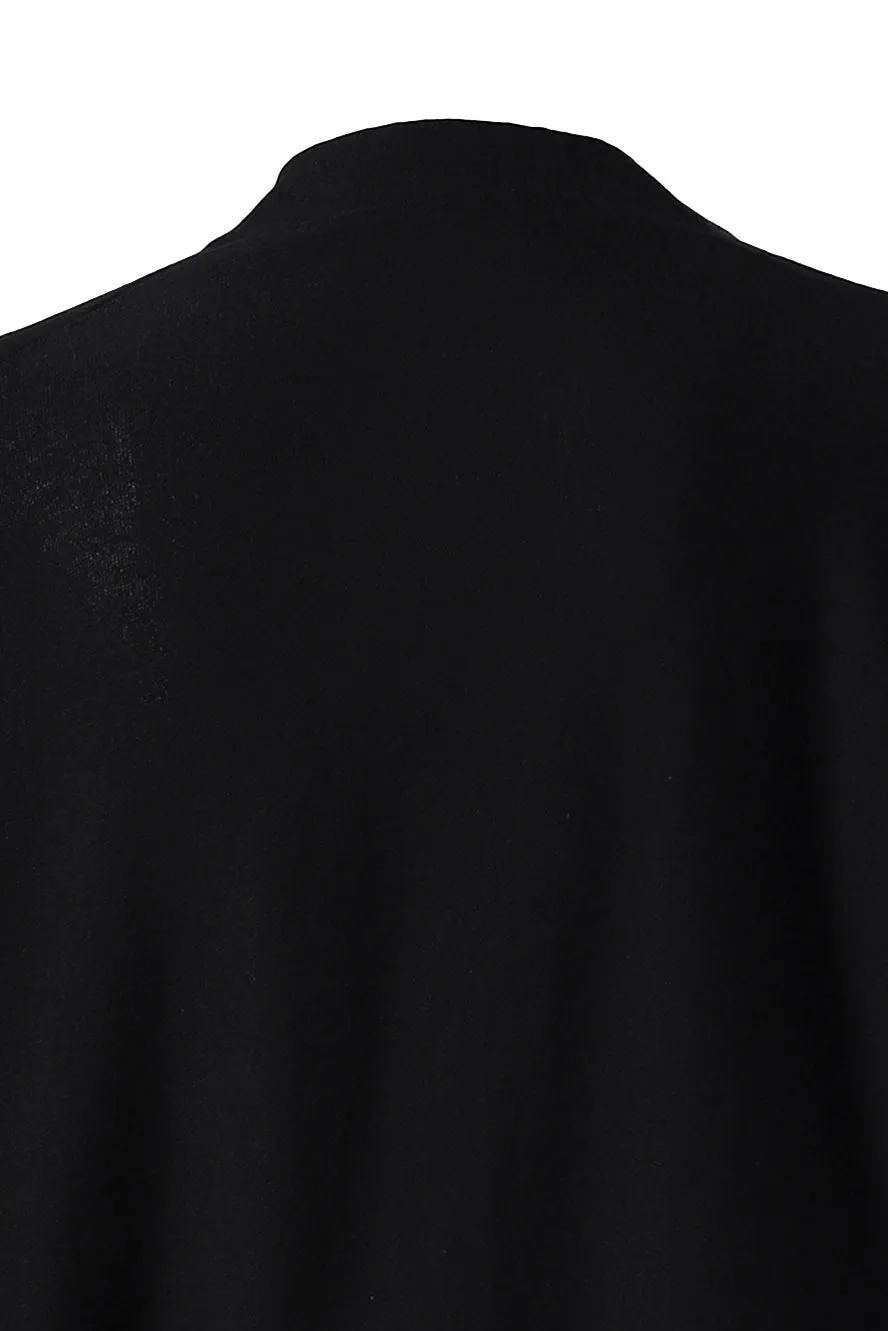 Relaxed Twisted Cardigan / Blk