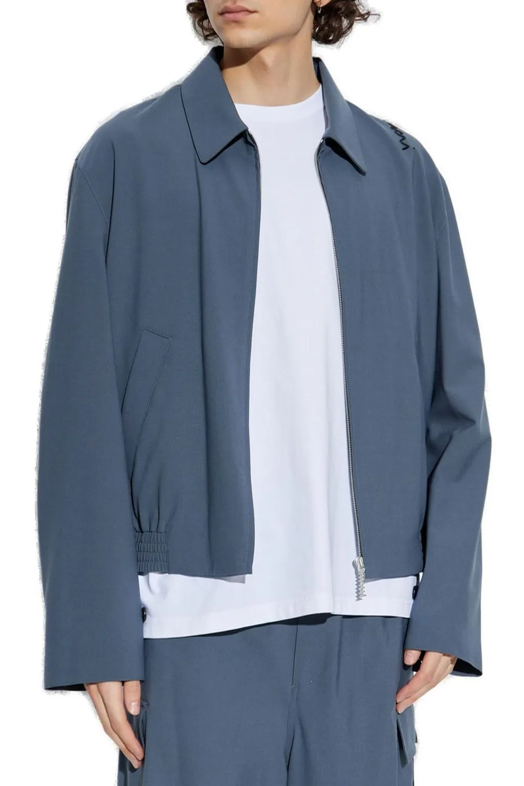 Marni Logo Embroidered Jacket