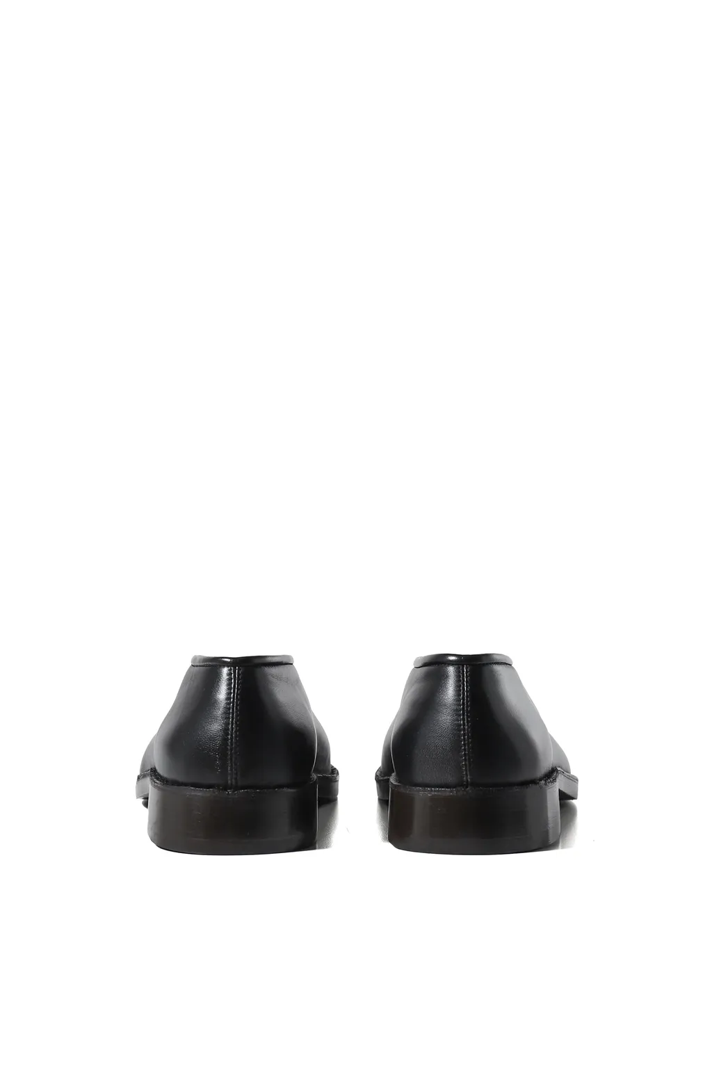 Flat Piped Slippers / Black