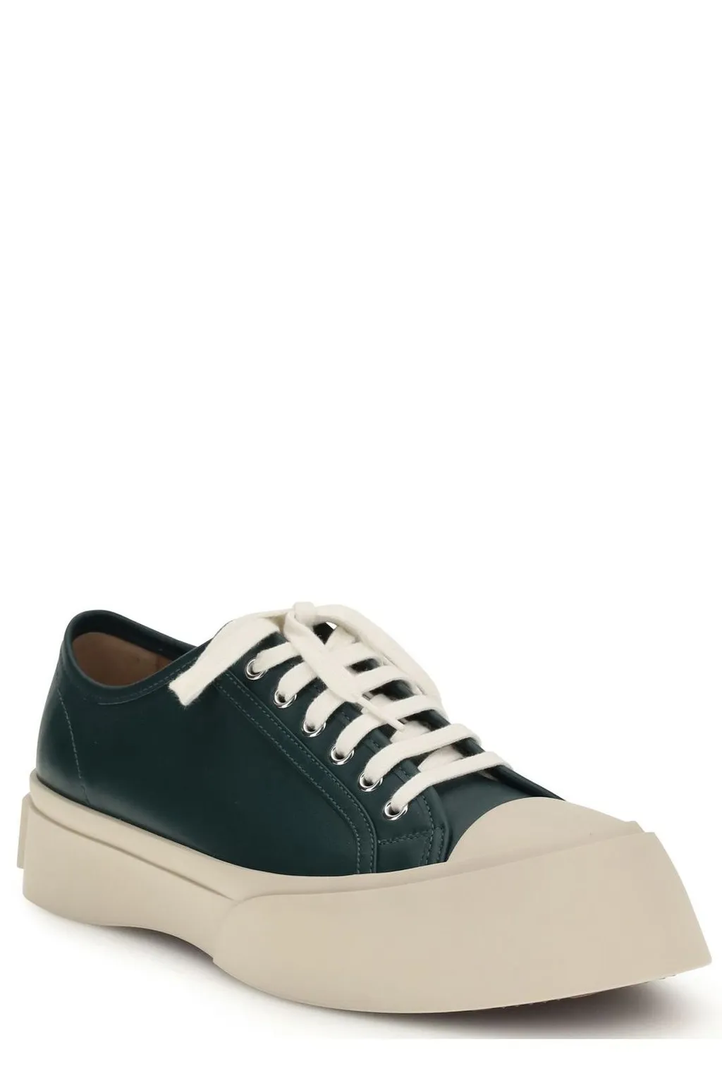Marni Pablo Logo Patch Lace-Up Sneakers