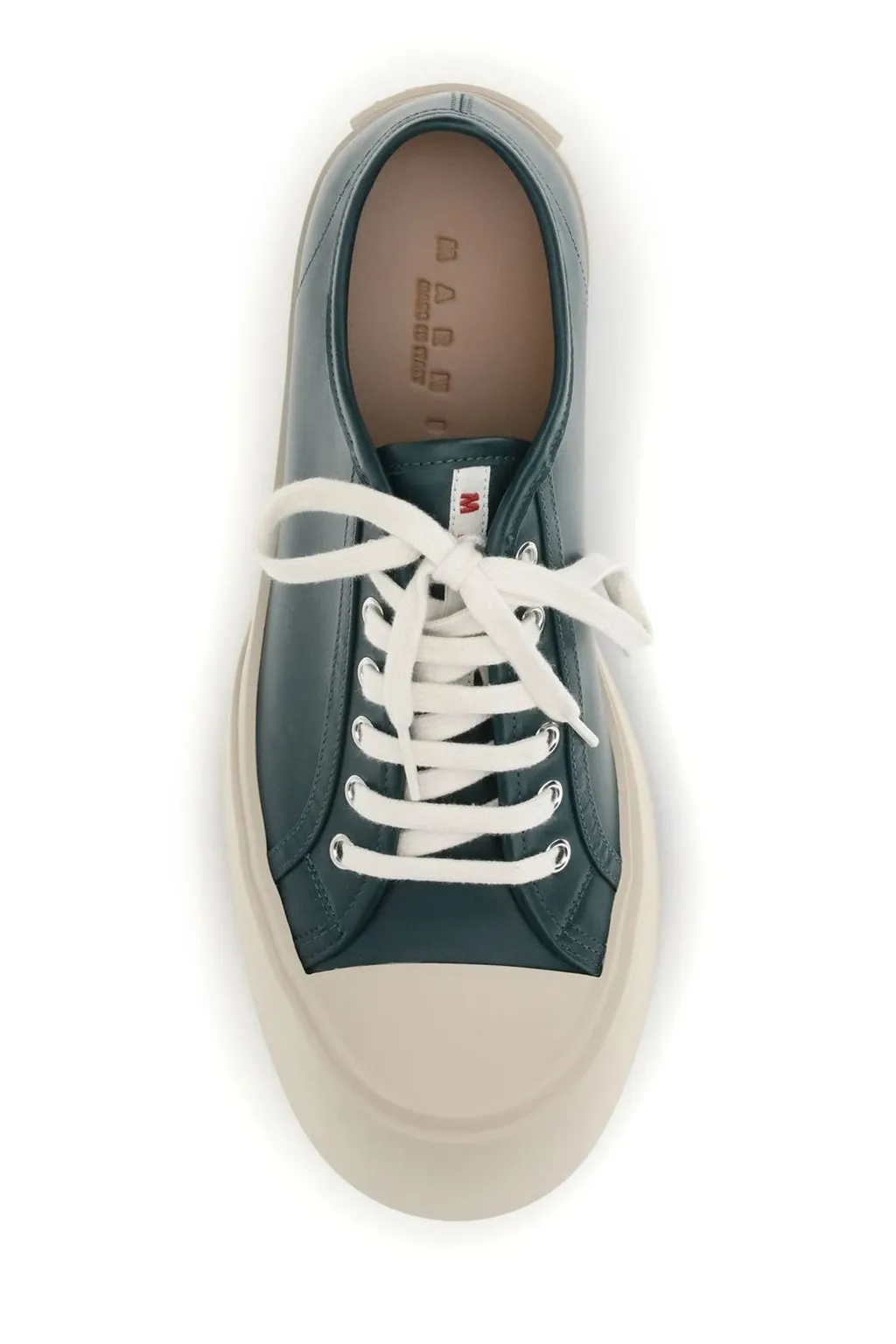 Marni Pablo Logo Patch Lace-Up Sneakers