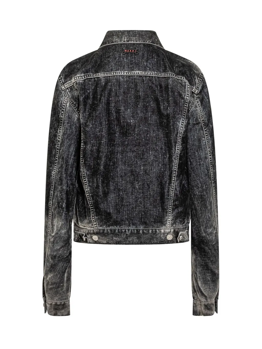 Marni Flocked Denim Trucker Jacket
