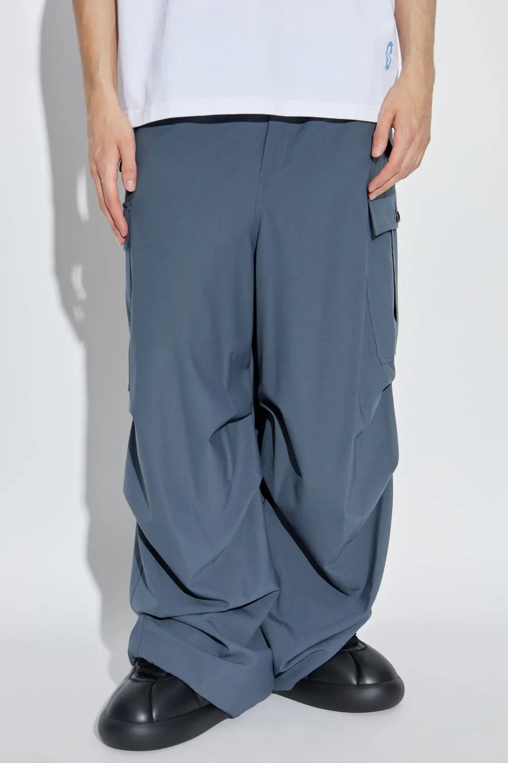 Marni Wide Leg Cargo Pants