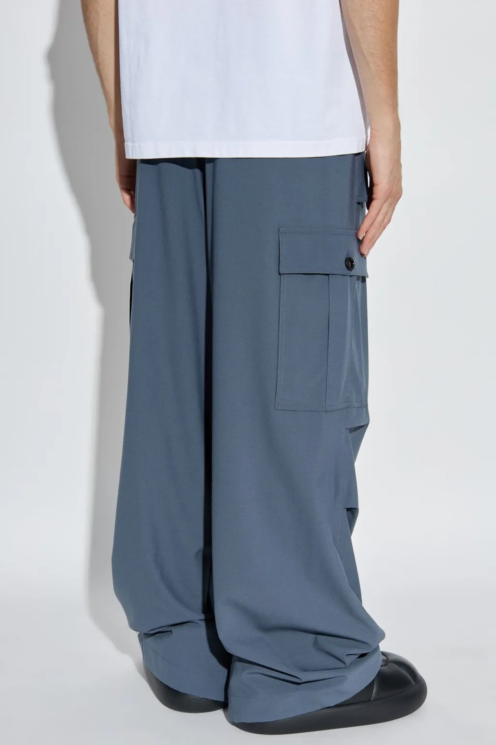 Marni Wide Leg Cargo Pants