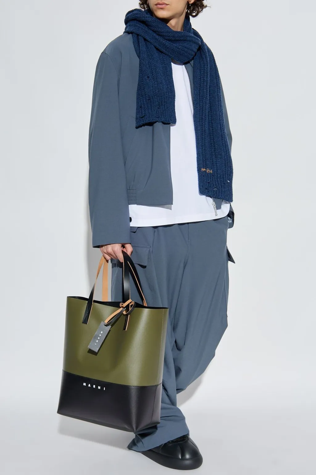 Marni Wide Leg Cargo Pants