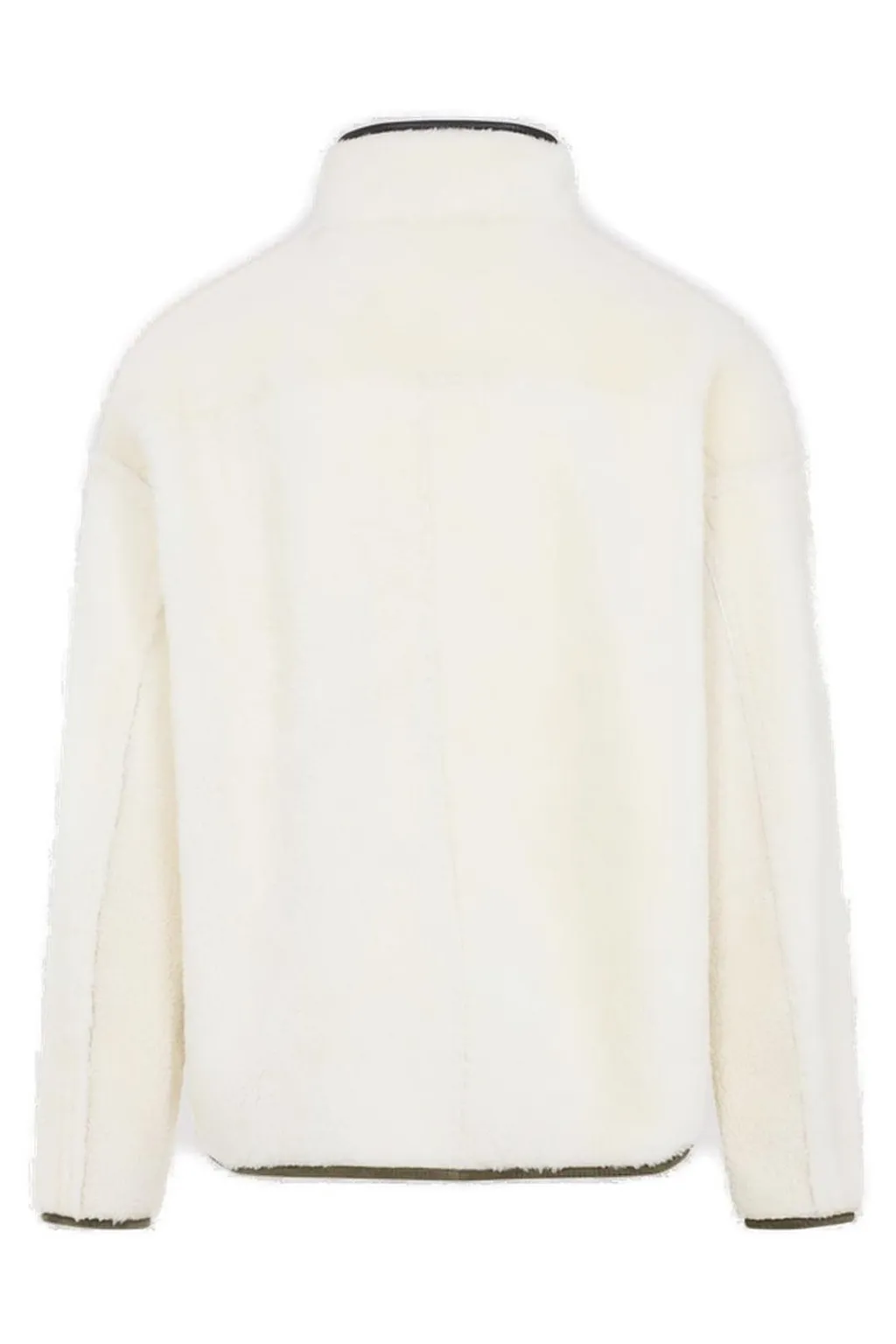 Marni Leather Piping Shearling Jacket