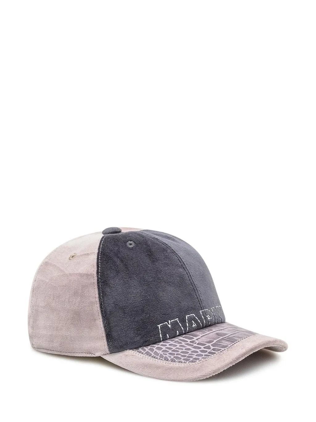 Marni Logo Embroidered Panelled Cap