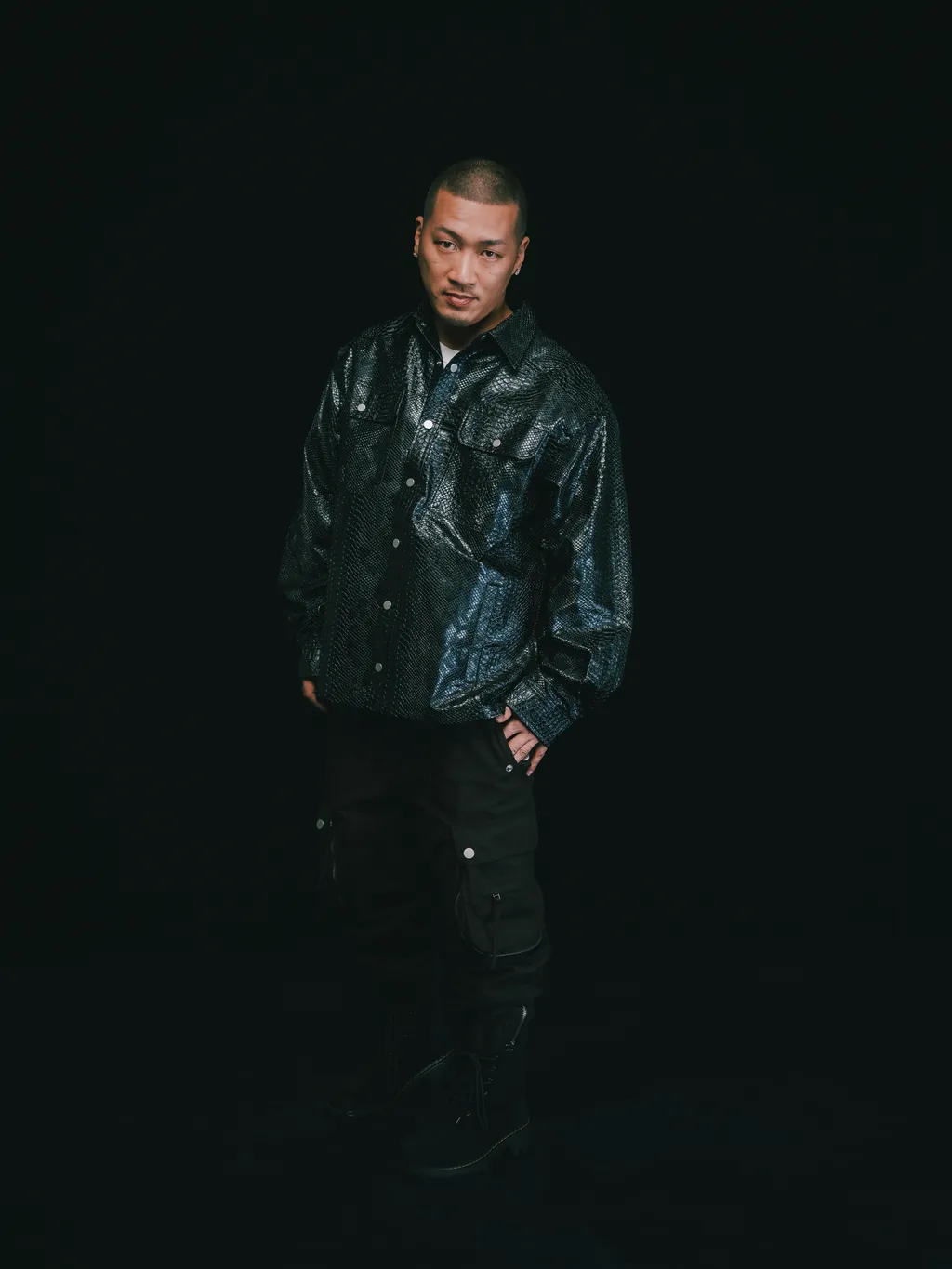 Newrich Cargo Pants / Cotton Blk